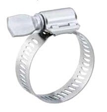 BREEZE® 200 10W Aero-Seal® Stainless Band/Stainless Steel Thumb / Wing Screw Clamp, Hose