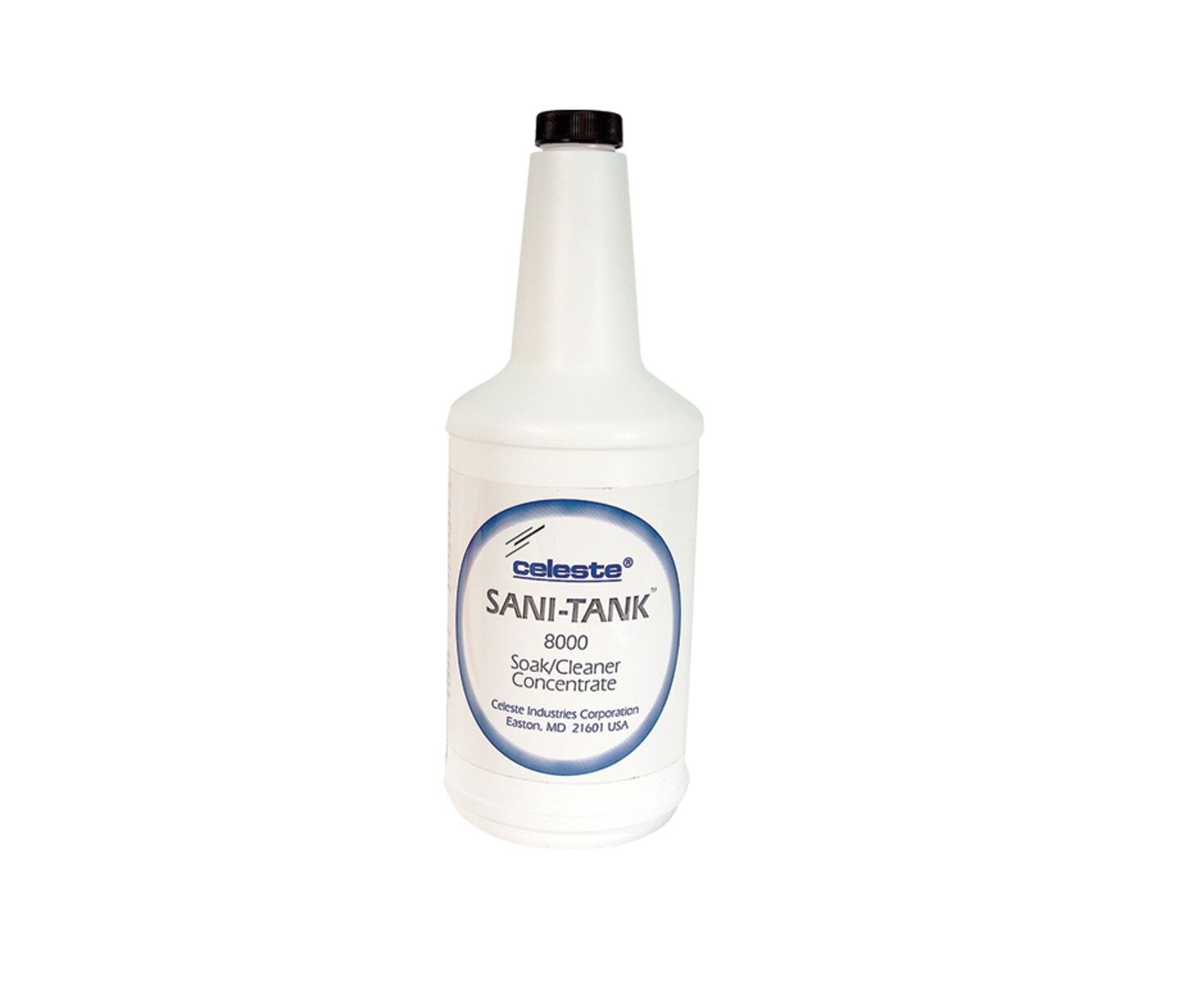 Celeste® SANI-TANK® SP-8000/QT Lavatory Soak for Organic & Mineral Buildup - Quart Bottle
