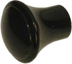McFarlane Aviation MC471-060 FAA-PMA Polished Round Control Knob for Piper Aircraft - Black