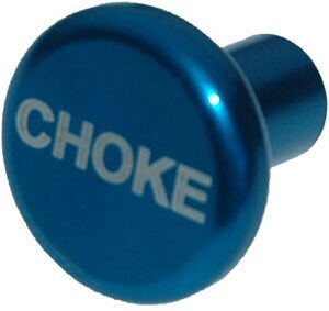 McFarlane Aviation 6277LC Blue Round Choke Knob