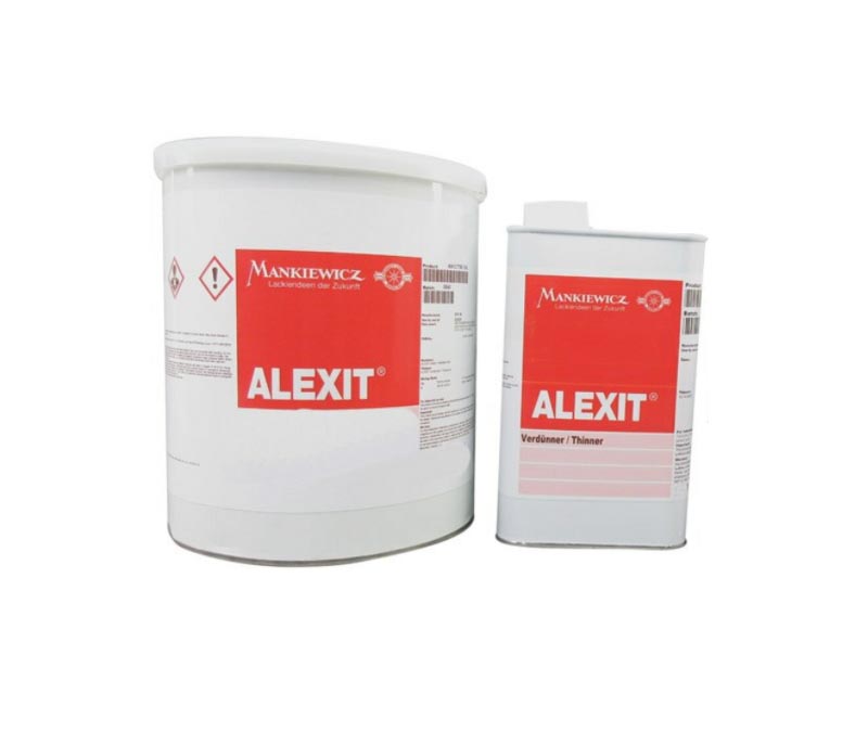 Mankiewicz 34665.786R.A.S73 ALEXIT FST Strukturlack 346-65 786R Cloud White MR 4:1 Semi-Gloss Topcoat - Gallon Kit