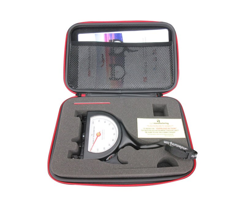 Pacific Scientific T5-8203-108-00 Black Dial Indicating 3/8" & 20-1000 lbs Cable Tensiometer
