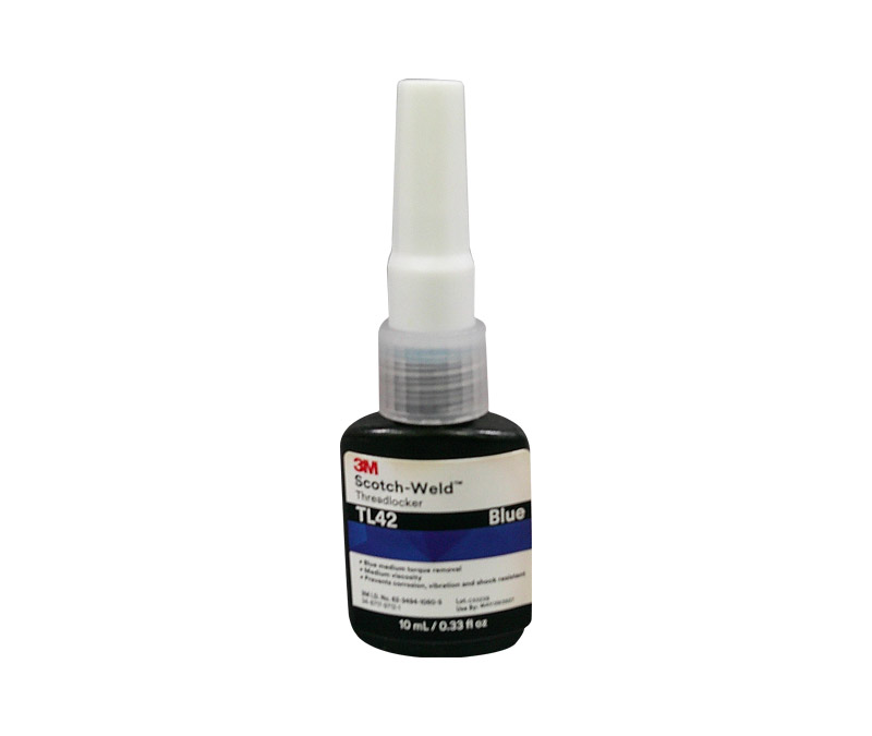 3M™ 048011-62605 Scotch-Weld™ TL42 Blue Threadlocker - 10 mL (0.33 oz) Bottle