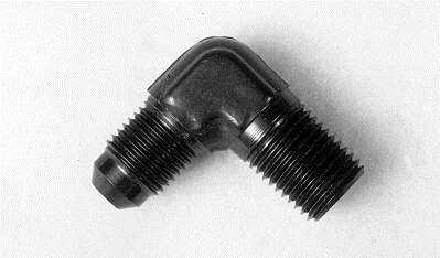 Military Standard MS20822-8 Carbon Steel Elbow, Pipe to Flared Tube
