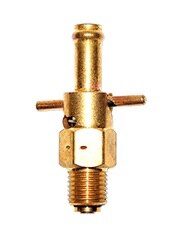 Curtis CCA-2440 Brass 14mm (1.50) x 2.00 Long Push to Open/Turn to Lock Drilled HKS Oil Drain Valve