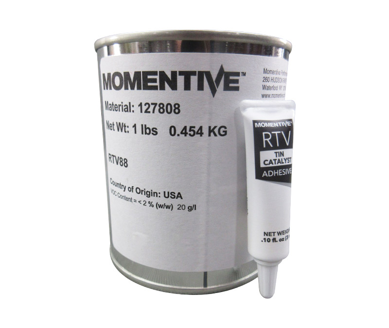 Momentive™ RTV88/DBT Red Silicone Rubber Compound - 1 lb Kit