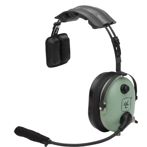 David Clark 40428G-05 Model H6290-M PTT Equipped Behind the Head Single Ear Radio Direct Headset