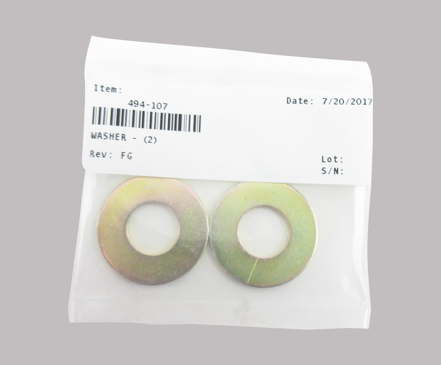 Piper 494-107 Washer