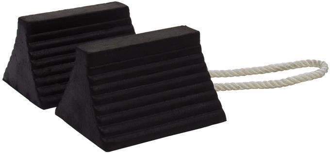 Tronair® 99-9010-6000 Black 9" Aircraft Wheel Chocks