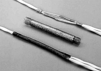 TE Connectivity D-150-0174 Transparent Blue 20-22(AWG) Solder Shield Splice Kit 105.92mm Length