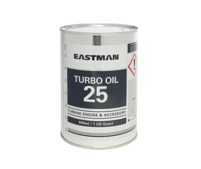 Eastman™ Turbo Oil 25 DOD-PRF-85734A Spec Helicopter Transmission Lubricating Oil - 24 Quart/Case