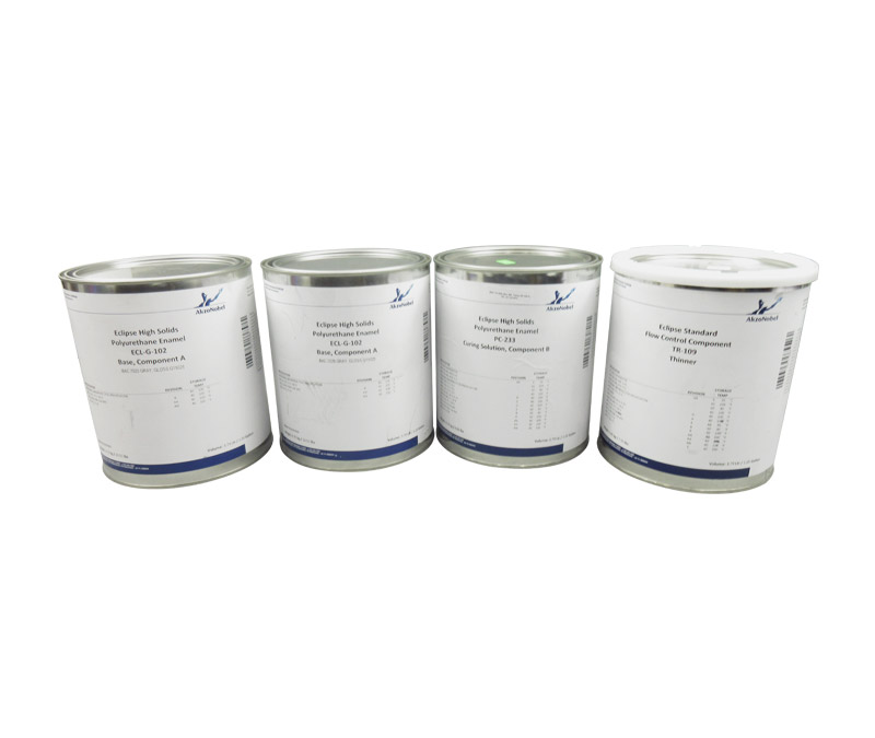 AkzoNobel Eclipse® ECL-G-102/PC-233/TR-109 Gloss Gray BAC7025 AkzoNobel Aerospace CTGS Spec Polyurethane Enamel Topcoat - 4 Gallon Kit