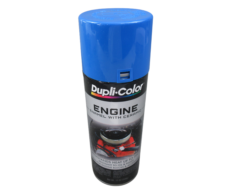 DUPLI-COLOR® DE1601 Ford Blue Engine Enamel Paint with CERAMIC™ - 340 Gram (12 oz) Aerosol Can