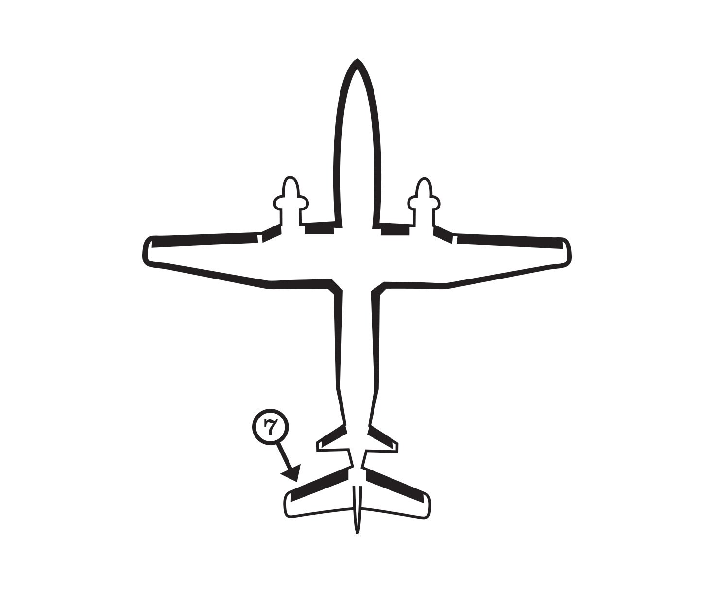 GOODRICH P29S7D5137-25 FASTboot® Raytheon Beechcraft 1900C & 1900D LH Horizontal Stabilizer De-Ice Boot