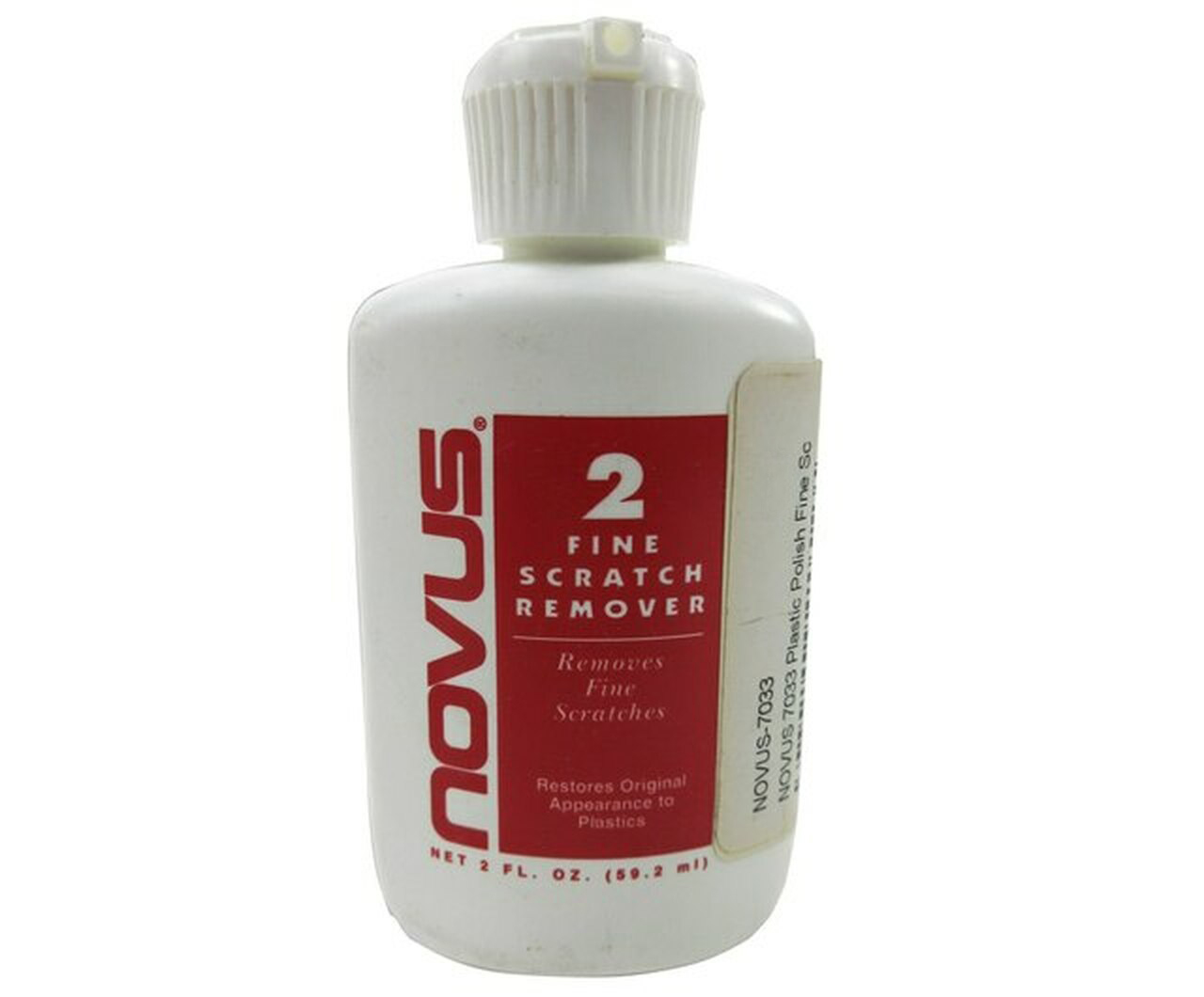 NOVUS 7033 Plastic Polish Fine Scratch Remover #2 - 2 oz Bottle