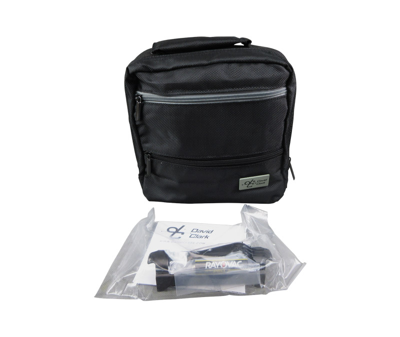 David Clark 43102G-01 Model DC One X Black 5' Straight Cord Stereo/Mono Aviation Headset