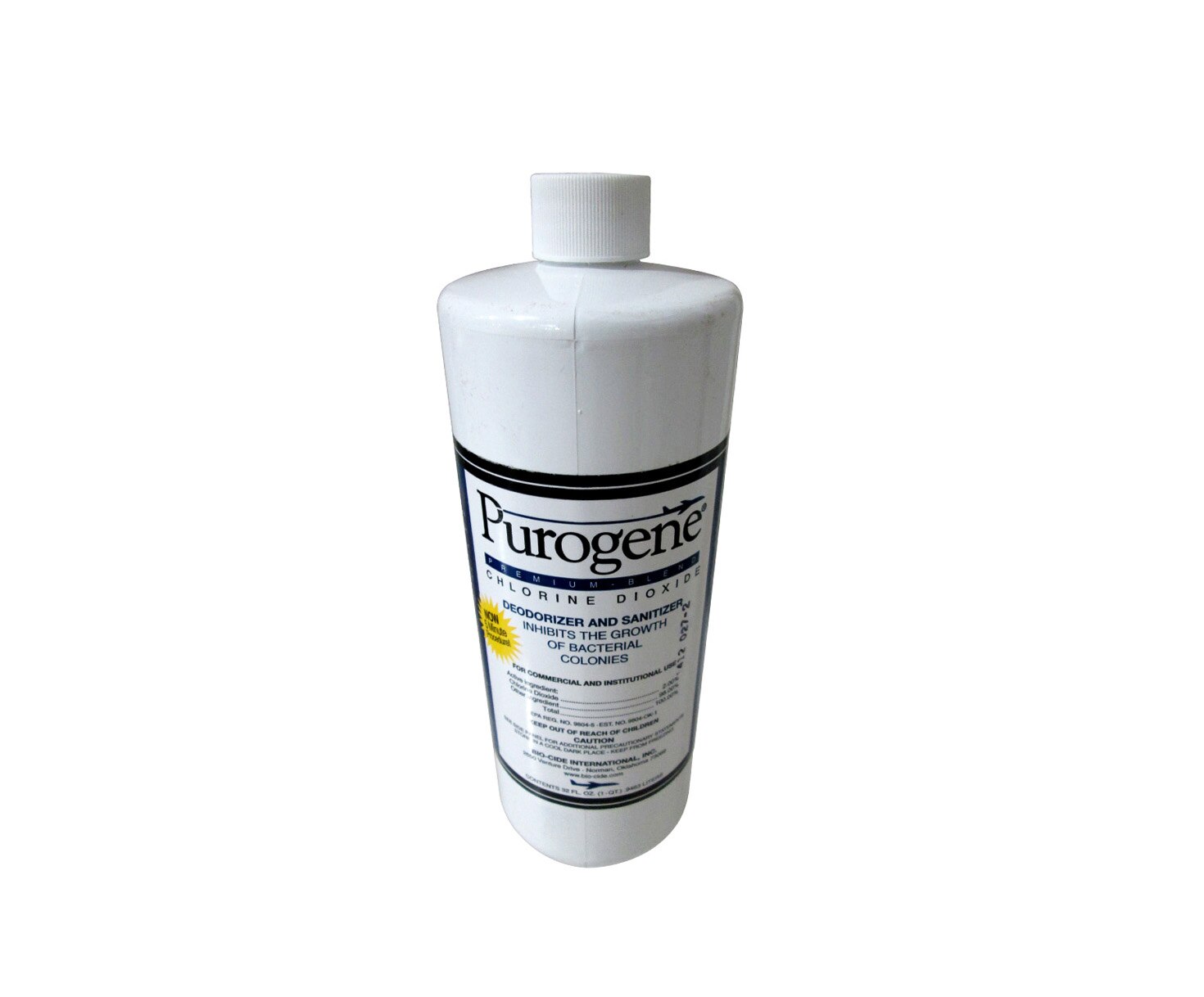 Purogene® 40000 Clear Potable Water Treatment & Tank Disinfectant - Quart Bottle