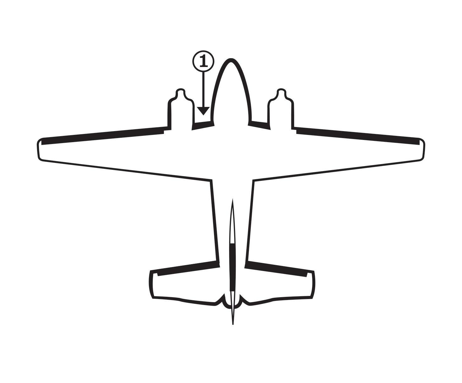 GOODRICH P25S7D5057-13 FASTboot® Raytheon Beechcraft 58 LH Fuselage - Nacelle De-Ice Boot