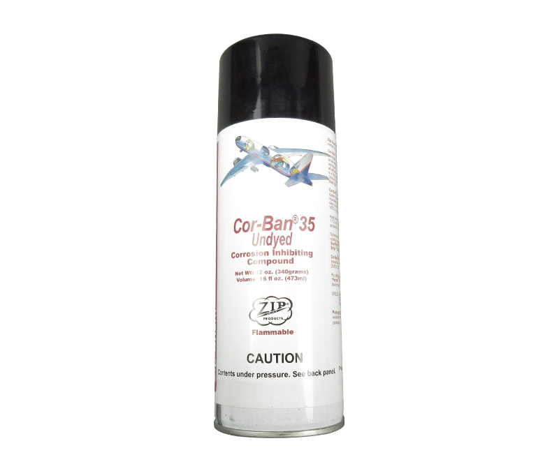Zip-Chem® 006710 Cor-Ban® 35 Undyed Corrosion Inhibiting Compound - 12 oz Aerosol Can