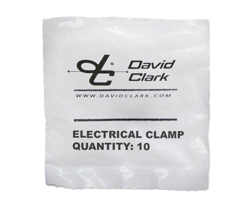 David Clark 18900G-24 Electrical Clamp 09506P-14 -Pack of 10