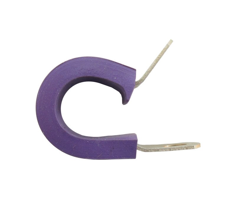 Military Standard MS21919WDE7 Aluminum Cushioned Clamp, Loop