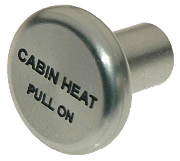 McFarlane Aviation 6277CH Clear Round Cabin Heat Knob