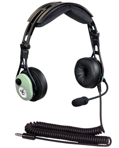 David Clark 43106G-04 Model DC PRO-2 Passive Mono 5' Coil Cord Low Impedance U-174/U Single Plug Military Headset