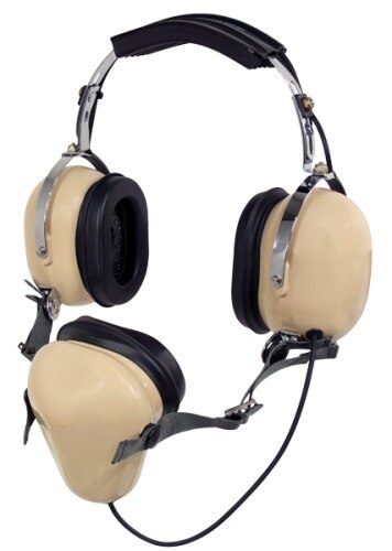 David Clark 12777G-01 Model H9AN/3SP Over-the-Head 19' Straight Cord A529 Waterproof Plug Noise-Shielded Microphone Military Headset