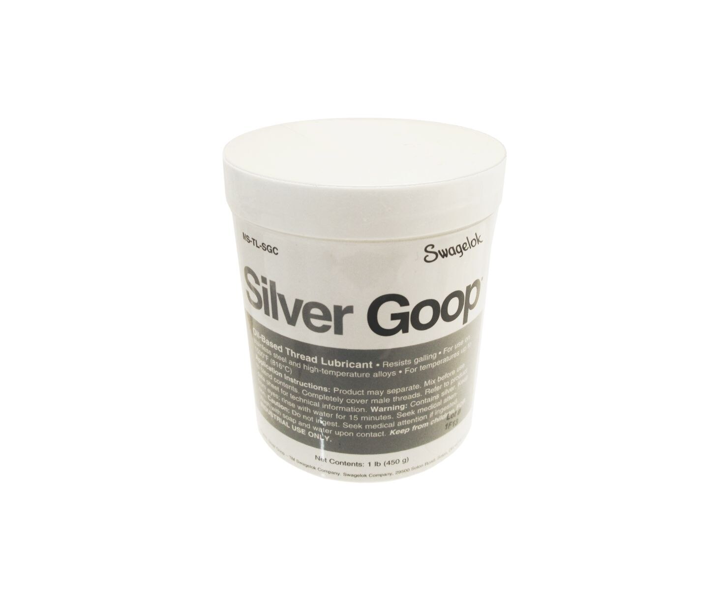 Livraison gratuite dans USA environ 0.45 kg SWAGELOK Silver Goop MS-TL-SGC fil Lubrifiant 1 Lb 