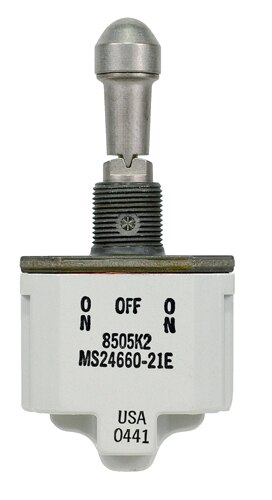 SAFRAN 8505K2 4-Pole Lever Lock Switch - On - Off - On