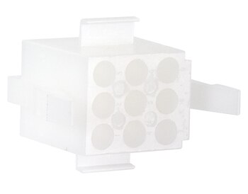 TE Connectivity 1-480274-0 Conn Housing PL 9 POS 5.13mm ST Panel Mount - 10/Pack