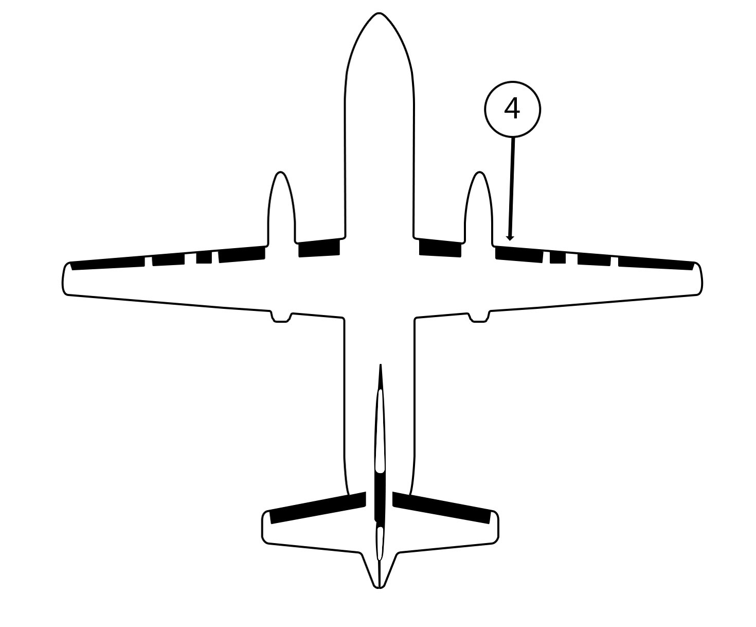 GOODRICH 29S7D5141-04 Saab 340A & 340B RH Nacelle - Fuel Door Black Neoprene De-Ice Boot