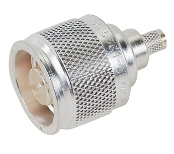TE Connectivity 225361-4 N Conn - Male - Dual Crimp - Rg142