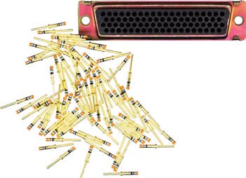 TE Connectivity 204521-2 78 Connector High Density D-Sub PIN 78 POS Crimp ST Cable Mount 78 Terminal 1 Port