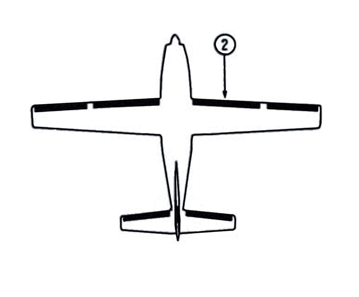 GOODRICH 29S7D5175-24 Cessna 208, 208A & 208B RH Inboard Wing De-Ice Boot