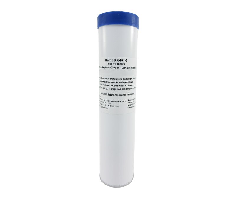 BATCO X-8401-2 Light Brown Polyalkylene Glycol Lithium Grease - 14 oz Cartridge