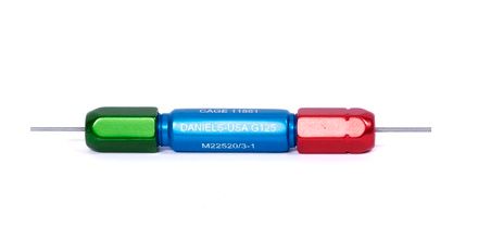 Daniels Manufacturing G125 Red/Green/Blue .039" - .044" Go-No-Go Gage