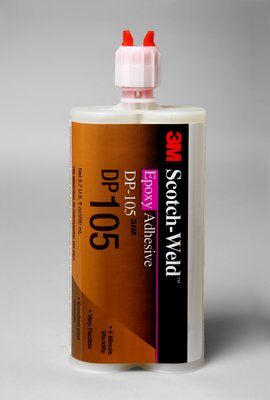 3M™ Scotch-Weld™ DP105 Clear Epoxy Adhesive - 200 mL Cartridge