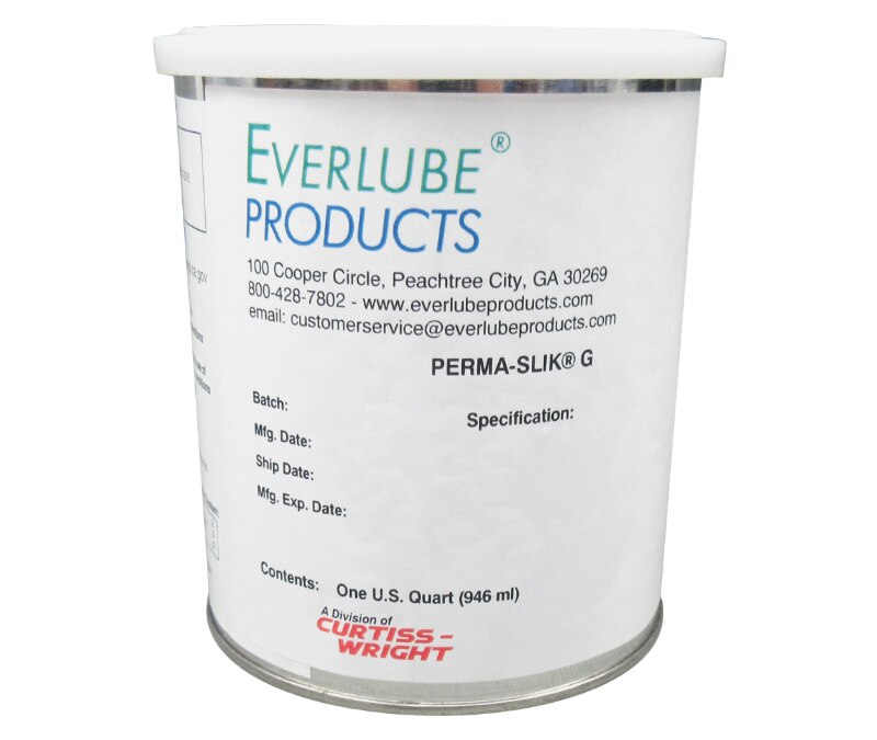EVERLUBE® PERMA-SLIK® G MIL-L-23398D Amend. 2 Type I Spec Air Drying Solid Film Lubricant - Quart Can