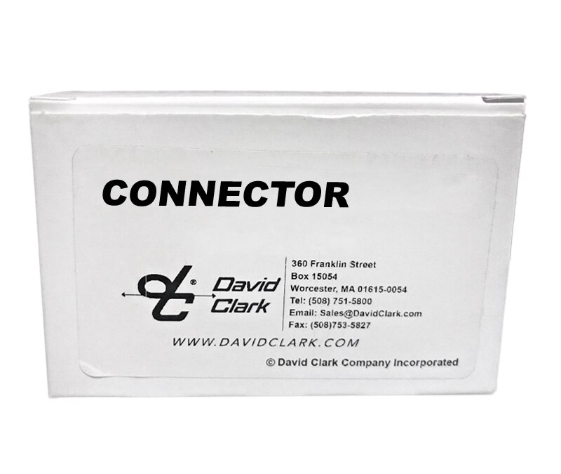 David Clark 18818G-01 Connector with wires TB5M