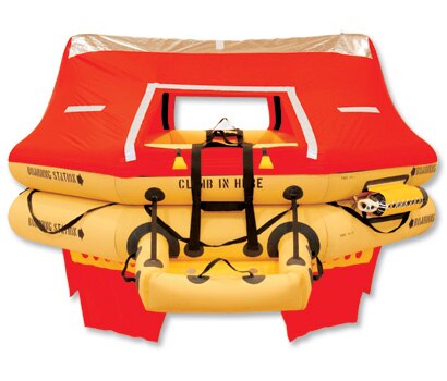 EAM Worldwide T14AS Life Raft 14 Man - Twin Tube - FAR 121 - R1400-101