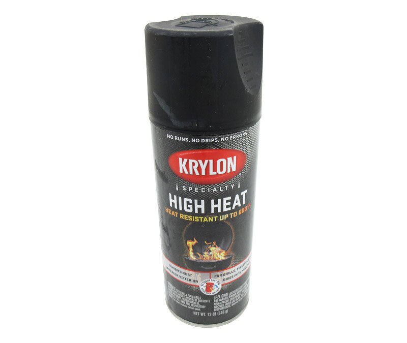 KRYLON® 1618 HIGH HEAT® Black Heat Resistant Paint - 340 Gram (12 oz) Aerosol Can