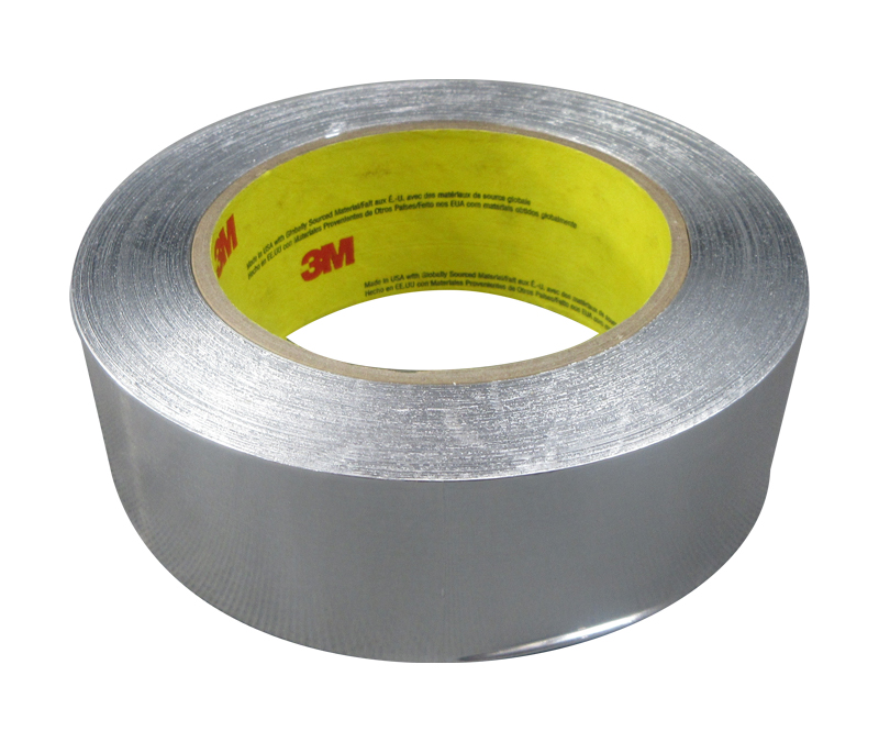 3M™ 051125-85310 Silver 425 Aluminum 4.6 Mil Foil Tape - 1-1/2" x 60 Yard Roll