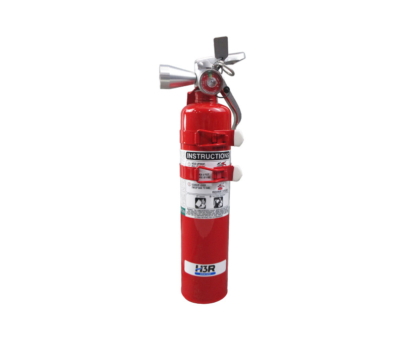 H3R Aviation Model B385TS Red 2.50 lb UL Rating 2B:C Halotron® 1 Cockpit/Cabin Fire Extinguisher