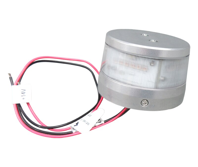 WHELEN® 01-0772010-50 Model OR36R1N Orion™ 360 Red 14-Volt 2.6" Base Upper Mount LED Anti-Collision Light Assembly