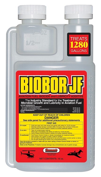 Biobor JF® BB16EZ01US Aviation Fuel Biocide & Lubricity Additive - 16 oz Bottle