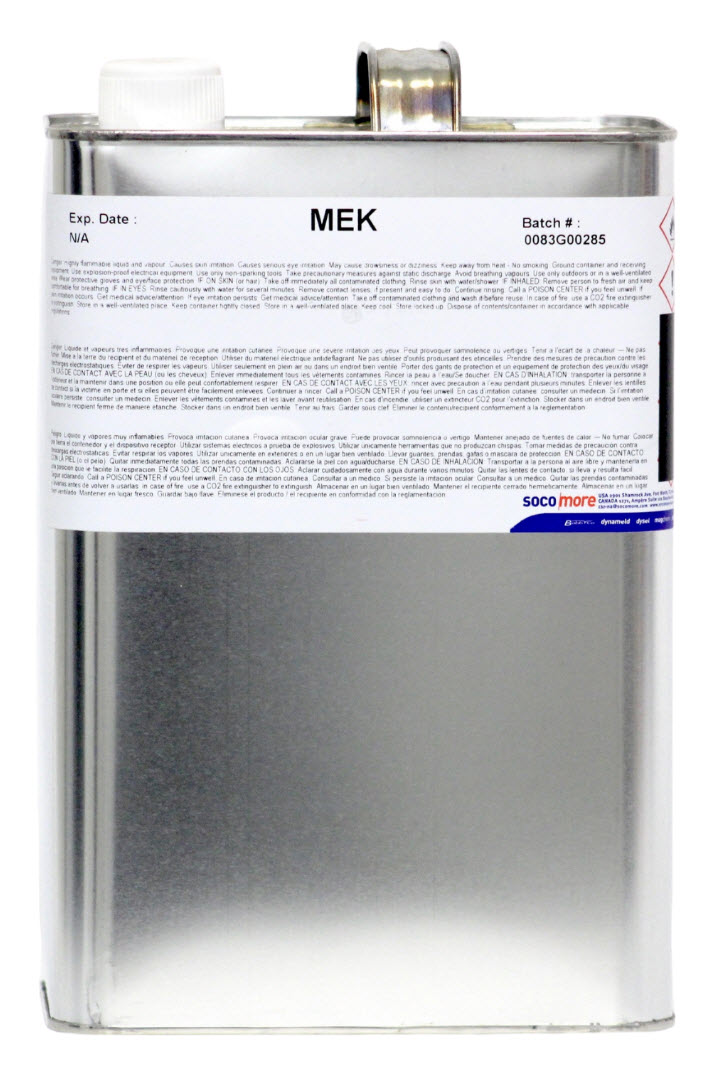 ASTM International ASTM D740-11 Type I Clear Methyl Ethyl Ketone Solvent - Metal Gallon Can