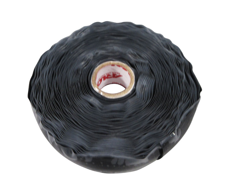Military Specification A-A-59163B-1-II Black Self-Fusing Silicone Tape - 1.00" Wide x .040" Thick x 36' Long Roll