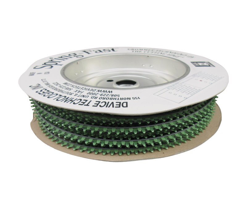 Military Specification M22529/2-3R-25 Green/Gray Composite Edging Grommet - 25-Foot Length