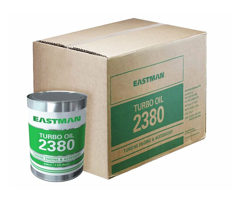Eastman™ Turbo Oil 2380 MIL-PRF-23699 Spec Aircraft Turbine Engine Lubricating Oil - 24 Quart/Case